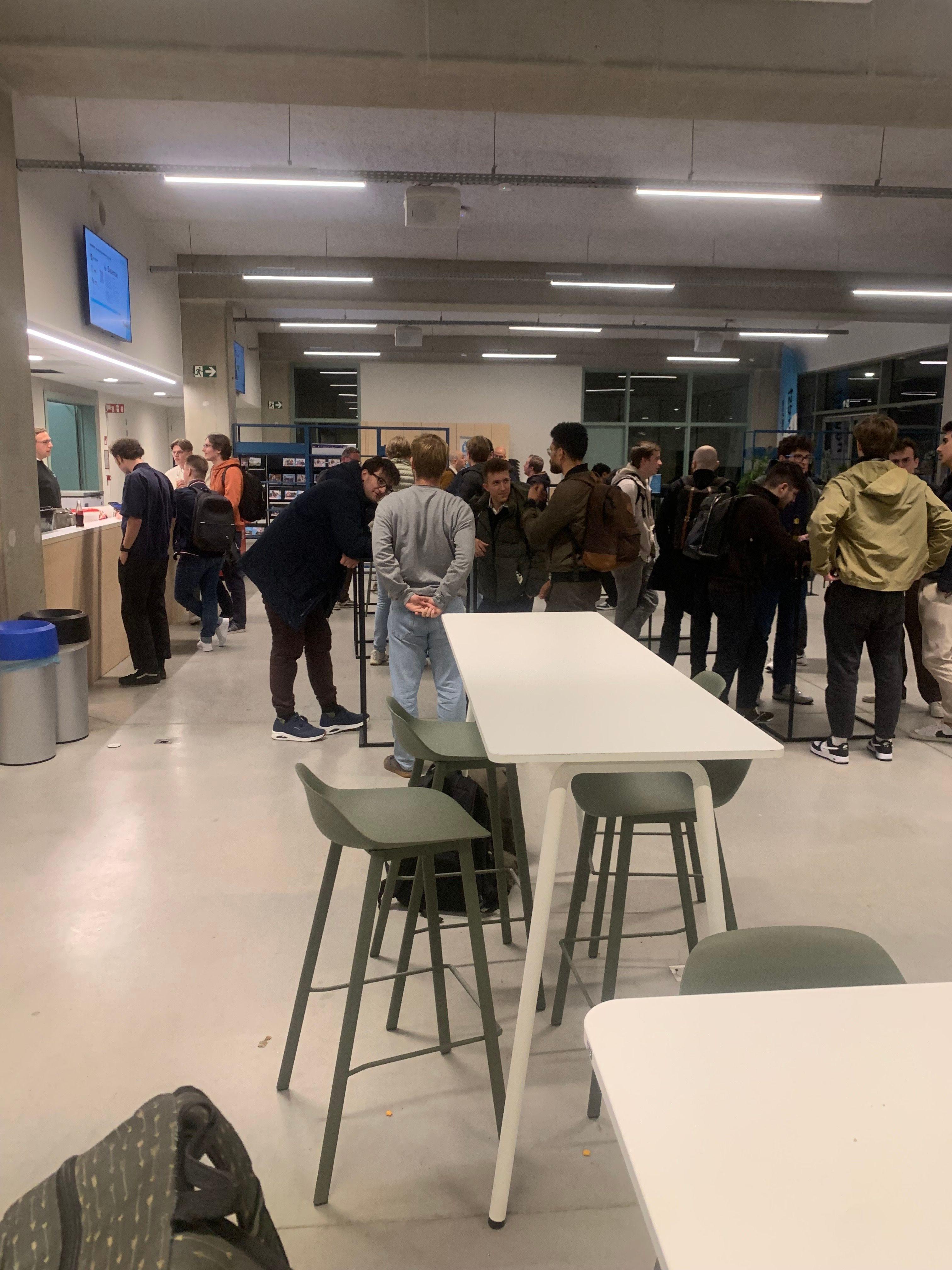 After event refreshment snapshot...