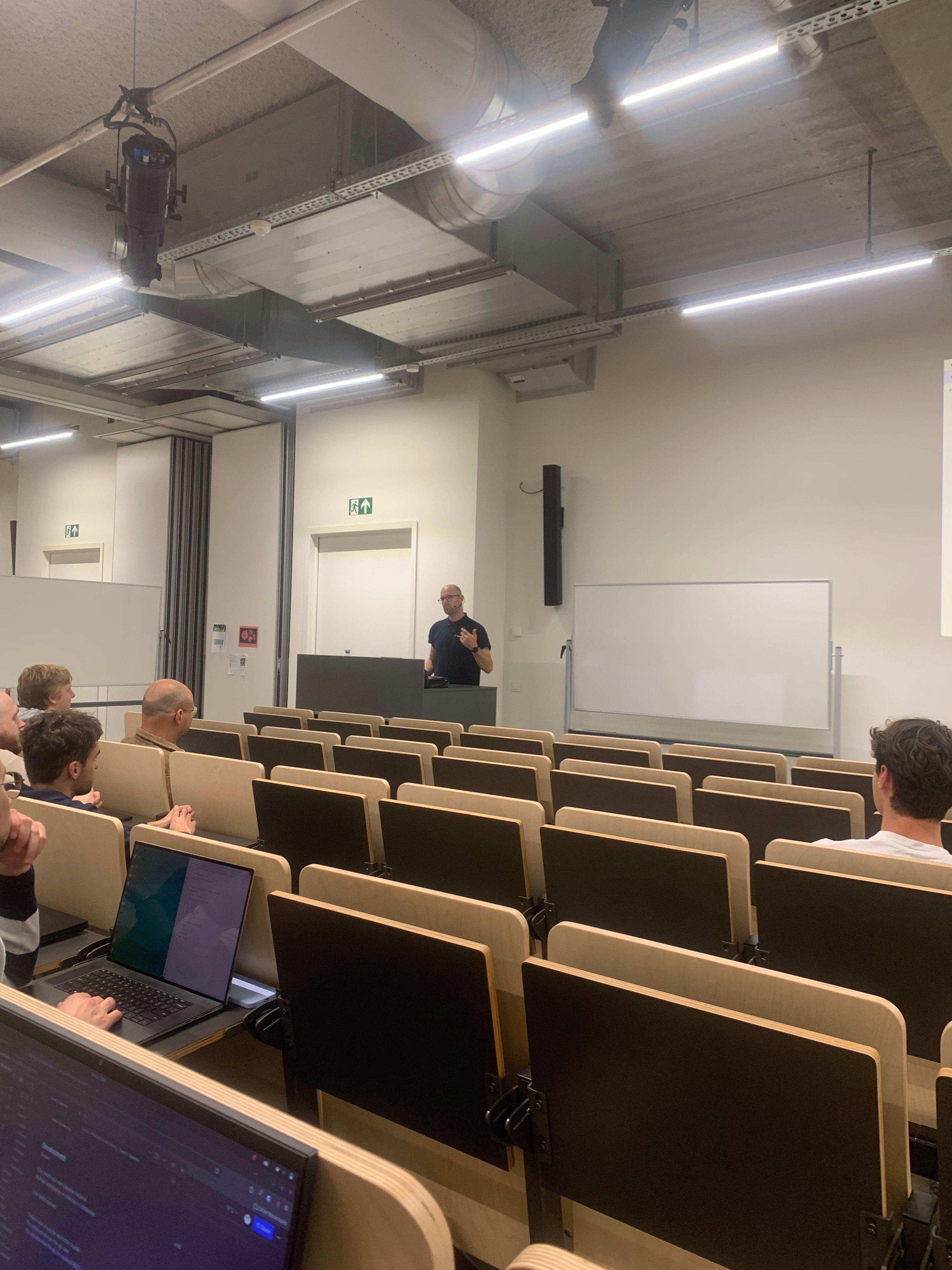 A picture taken while in session.